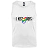 Herren Tank Top Kiss-Boys - White / S - Clothes