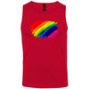 Herren Tank Top PrideAbstrakt - Red / S - Clothes