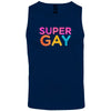 Herren Tank Top SuperGay - French Navy / S - Clothes