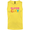 Herren Tank Top SuperGay - Lemon / S - Clothes