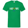 Herren V-Neck T-Shirt Kiss-Boys - Kelly Green / S - Clothes