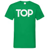Herren V-Neck T-Shirt Top - Kelly Green / S - Clothes