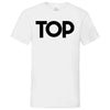 Herren V-Neck T-Shirt Top - White / S - Clothes