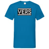 Herren V-Neck T-Shirt VERS - Azure Blue / S - Clothes