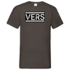 Herren V-Neck T-Shirt VERS - Light Graphite Solid / S - Clothes