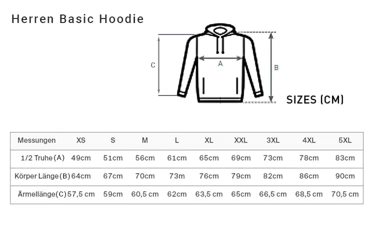 Herren Hoodie Top
