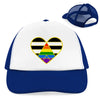 Retro Trucker Cap Ally Herz - Bright Royal/White - Accessories