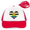 Retro Trucker Cap Ally Herz - Classic Red/White - Accessories