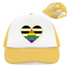 Retro Trucker Cap Ally Herz - Sunflower/White - Accessories