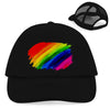 Retro Trucker Cap PrideAbstrakt - Black/Black - Accessories