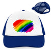 Retro Trucker Cap PrideAbstrakt - Bright Royal/White - Accessories