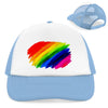 Retro Trucker Cap PrideAbstrakt - Sky Blue/White - Accessories