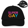 Retro Trucker Cap SuperGay - Black/Black - Accessories