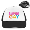 Retro Trucker Cap SuperGay - Black/White - Accessories