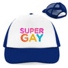 Retro Trucker Cap SuperGay - Bright Royal/White - Accessories