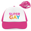Retro Trucker Cap SuperGay - Fluorescent Pink/White - Accessories