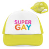 Retro Trucker Cap SuperGay - Fluorescent Yellow/White - Accessories