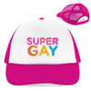 Retro Trucker Cap SuperGay - Fuchsia/White - Accessories
