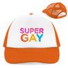 Retro Trucker Cap SuperGay - Orange/White - Accessories
