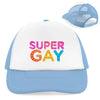 Retro Trucker Cap SuperGay - Sky Blue/White - Accessories