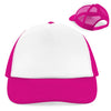Retro Trucker Cap TopPrideWhite - Fuchsia/White - Accessories