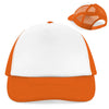 Retro Trucker Cap TopPrideWhite - Orange/White - Accessories