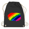 Turnbeutel PrideAbstrakt - Black Black / One Size - Accessories