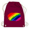 Turnbeutel PrideAbstrakt - Burgundy / One Size - Accessories