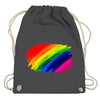 Turnbeutel PrideAbstrakt - Graphite Grey / One Size - Accessories