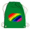 Turnbeutel PrideAbstrakt - Kelly Green / One Size - Accessories
