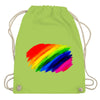 Turnbeutel PrideAbstrakt - Lime Green / One Size - Accessories