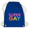 Turnbeutel SuperGay - Bright Royal / One Size - Accessories