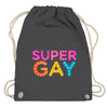 Turnbeutel SuperGay - Graphite Grey / One Size - Accessories