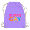 Turnbeutel SuperGay - Lavander / One Size - Accessories