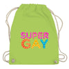 Turnbeutel SuperGay - Lime Green / One Size - Accessories